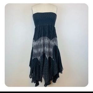 Free People Handkerchief Smocked Dress
